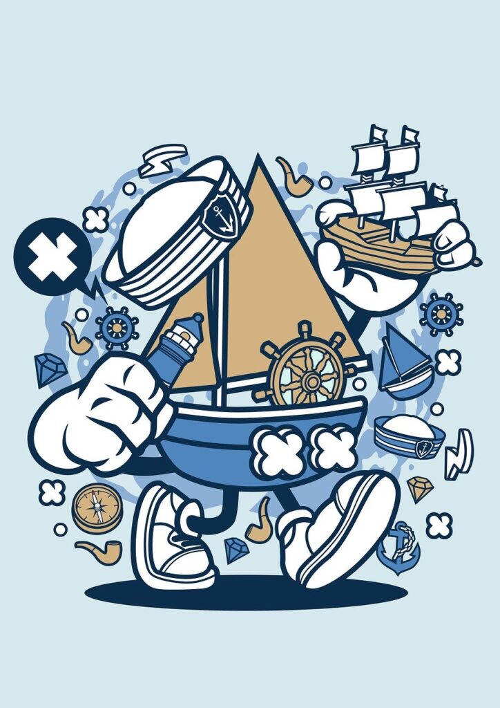 little sailor, sailor t-shirt, nautical design, anchor art, mini captain, sailboat print, striped tee, maritime fashion, ocean vibes, seaside style, navy blue palette, whale illustration, beachwear, kids nautical, kid sailor outfit, toddler fashion, summer tee, coastal clothing, sea adventure, cute sailor look, nautical outfit, marine inspired, sailor costume, ocean explorer, sailor inspired